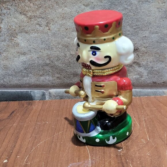 Porcelain Drummer Nutcracker Trinket Box - Picture 14 of 14